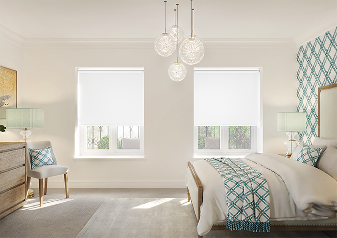 Verona (Blackout), Pure White - Roller Blind - Image 8